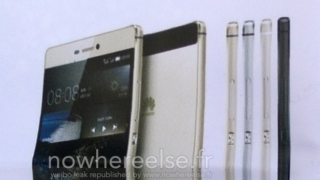Huawei P8: Farbvarianten durch Werbeplakat enthüllt, Design erneut bestätigt