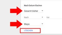 Google Maps: Verlauf löschen (Smartphone, PC) – so geht's