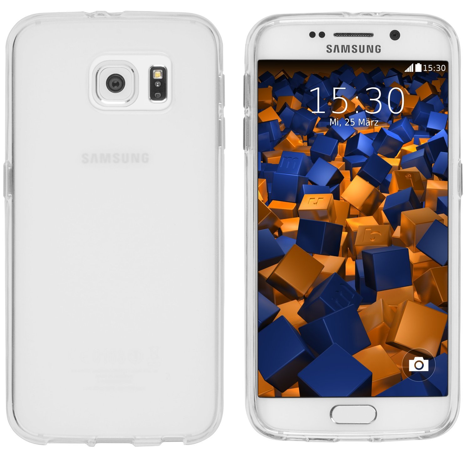 Samsung Galaxy S6 Edge Hülle Leder Handytasche für Samsung Galaxy S6 Edge Klapphülle Tasche Schwarz COODIO Handyhülle für Samsung Galaxy S6 Edge Handy Hülle