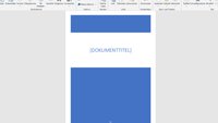 Word: Deckblatt erstellen – so geht's