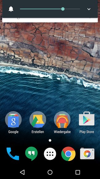 Android-M-Neuerungen-Lautstaerke-Homescreen