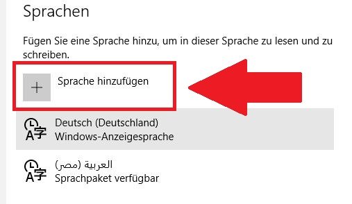 Arabische Tastatur Installieren