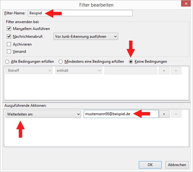 Thunderbird Ruft Mails Nicht Automatisch Ab Thunderbird- & Outlook-Weiterleitung: E-Mails automatisch weiterleiten