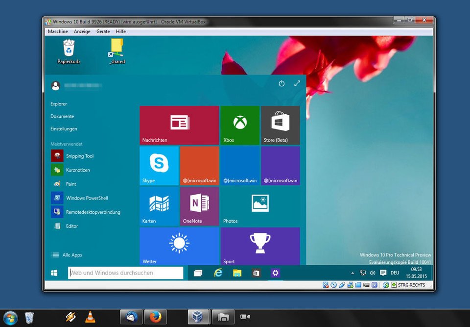 Virtualbox: Windows 10 installieren – so geht’s