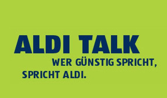 Aldi Talk bietet günstige Mobilfunktarife an.