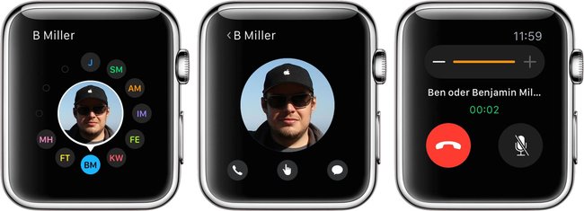 Apple Watch – Freundesliste