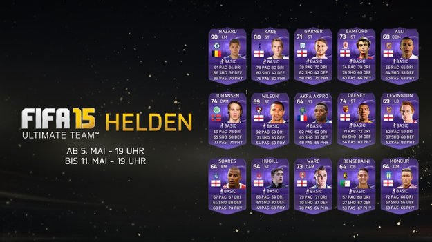 FIFA 15: FUT-Helden – Neue Spieler auf violetten Karten: Bedeutung und welche Objekte gibt es?