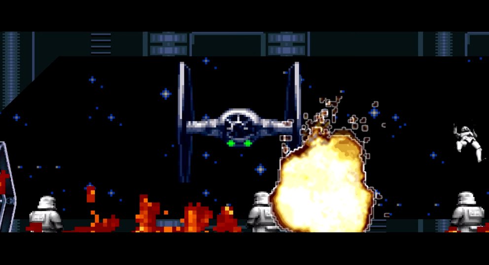 Krieg der Pixel: Star Wars The Force Awakens im 16-Bit-Look