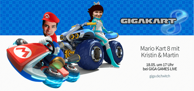 Mario Kart 8: Heute bei GIGA GAMES LIVE und ihr könnt mit ...