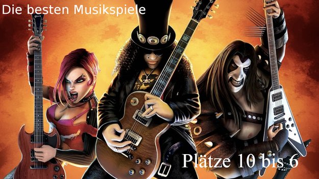 Die 10 besten Musikspiele: Plätze 10 bis 6