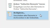 Outlook: Archivieren von E-Mails (Manuell / Automatisch) – so geht's