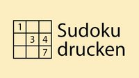 Sudoku drucken – Die besten Webseiten für das japanische Zahlenpuzzle