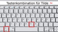 Tilde auf Mac eingeben (Tastenkombination) – so geht's