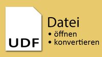 UDF-Datei öffnen – So geht's