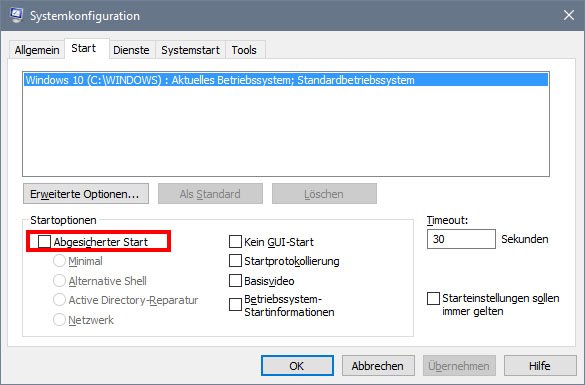 Windows Startet Nur Im Abgesicherten Modus Windows 10/11 im abgesicherten Modus starten – so geht's
