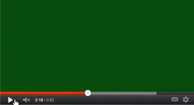 Grüner Bildschirm bei Youtube beheben
