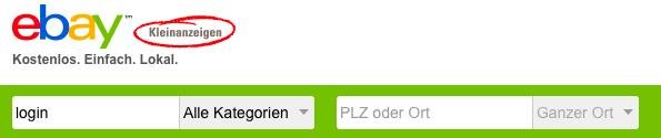 Ebay Kleinanzeigen Login