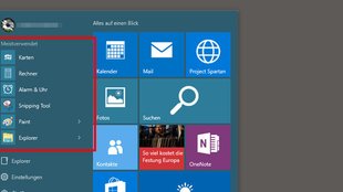 Windows 10: "Meistverwendet" aus Startmenü entfernen – So geht's