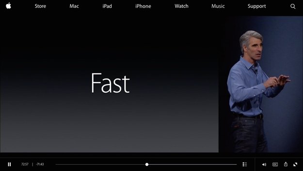 Apple stellt WWDC-2015-Keynote-Aufzeichnung auf Website