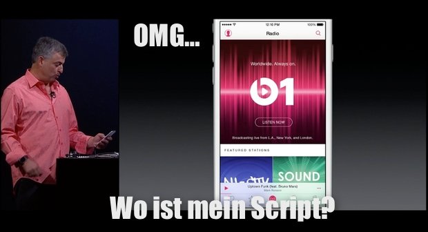 Apple Keynote zu Apple Music: Too much ihr Hipster-Klappspaten! (Kommentar)