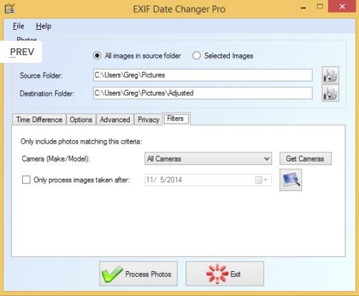 exif date changer pro