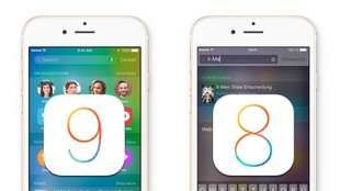 iOS 9 vs. iOS 8: Gegenüberstellung der Systeme für iPhone und iPad in Bildern