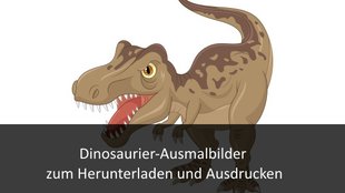 Dinosaurier-Ausmalbilder kostenlos zum Ausdrucken online