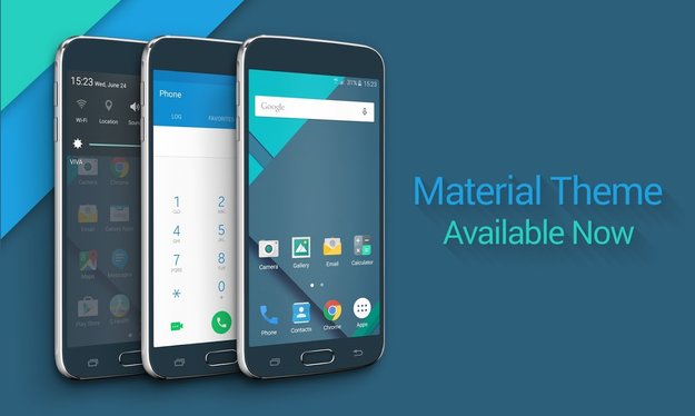 Samsung Galaxy S6 (edge): Kostenloses Stock Android-Theme „Material“ zum Download verfügbar