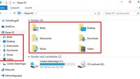 Windows 10: Ordner aus "Dieser PC" entfernen – So geht's