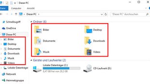 Windows 10: Ordner aus "Dieser PC" entfernen – So geht's
