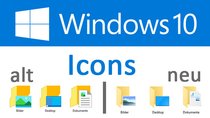 Windows-10-Icons: Neue Symbole von Microsoft