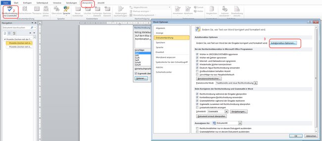 word-autokorrektur