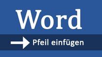 Pfeil in Word einfügen: so geht's