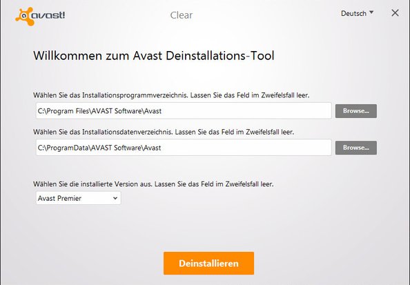 Avast antivirus remover free download