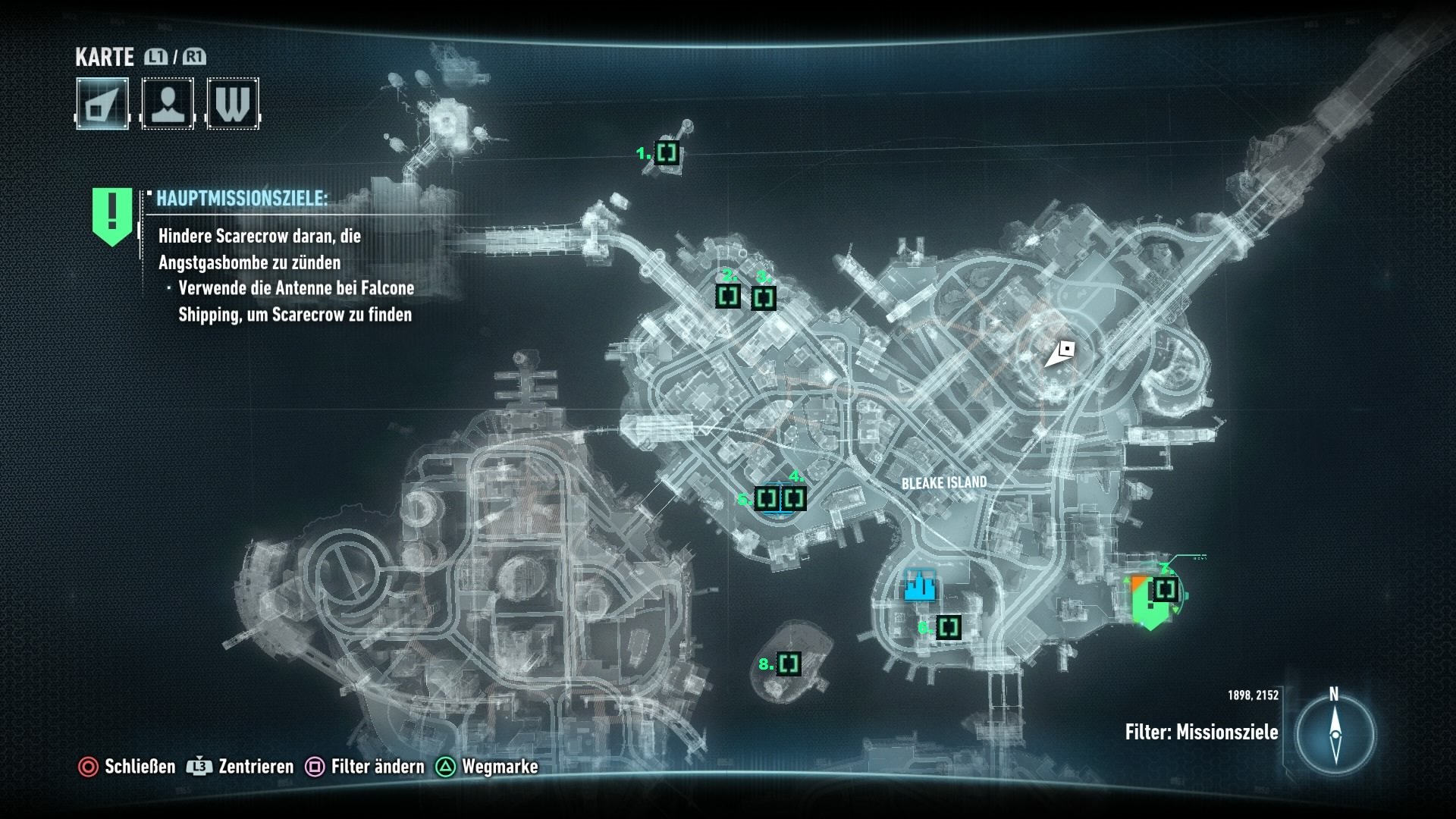 Batman - Arkham Knight: Riddler-Rätsel - Lösungen und Karte mit allen ...