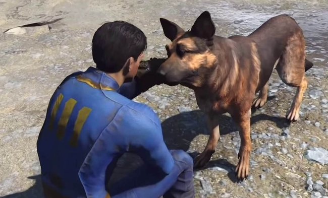 dogmeat trifft protagonisten