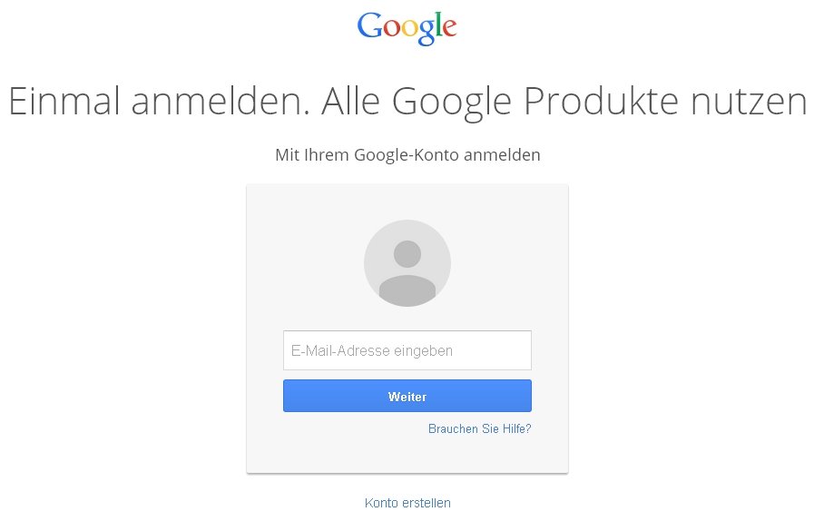 Google Drive Login hier geht's zur GoogleCloud