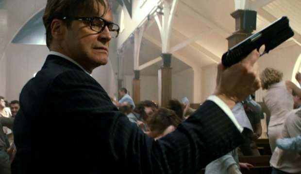 Kingsman: Seht Colin Firths epischen Kirchen-Fight in exklusivem Video!