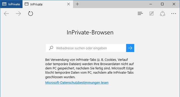 Edge-Browser im privaten Modus starten (InPrivate-Browsen) – Anleitung