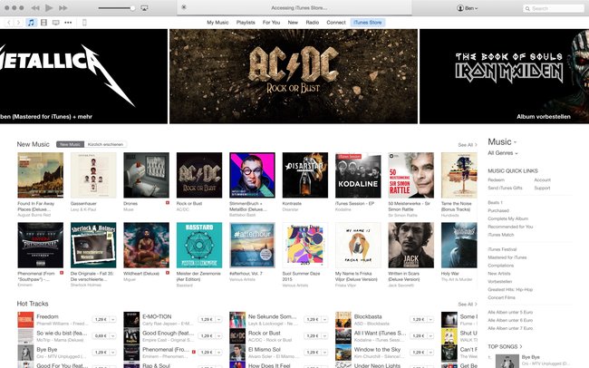 iTunes 12.2 mit Apple Music
