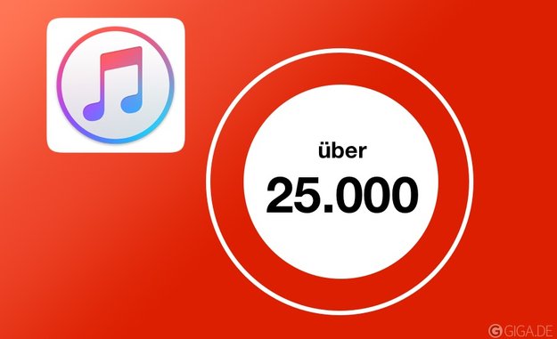 Apple Music: Eigene Mediathek darf maximal 25.000 Titel enthalten