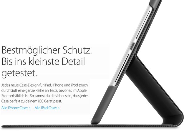 Apple Store: Neue Seiten für getestete iPhone- und iPad-Hüllen