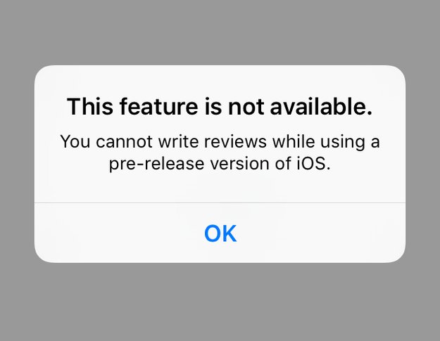 Apple erlaubt keine App-Rezensionen mit iOS-Betas mehr