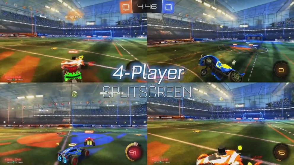 Rocket League im Splitscreen spielen geht das?