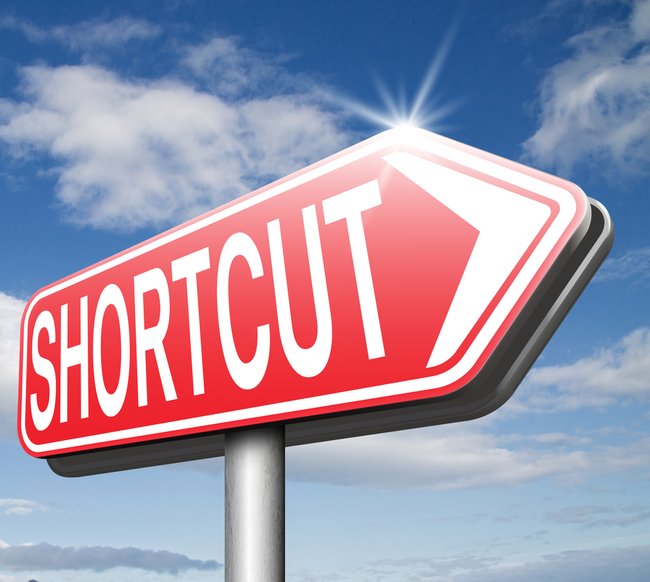 shortcut short route cut distance fast easy way bypass