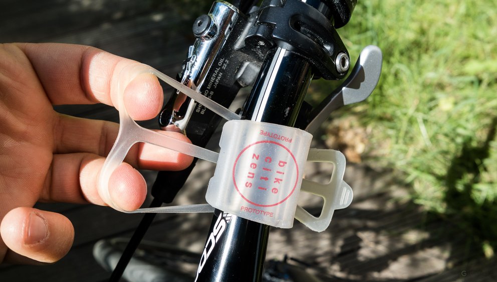 SmartphoneHalterung Finn für das Fahrrad im Test Silikon