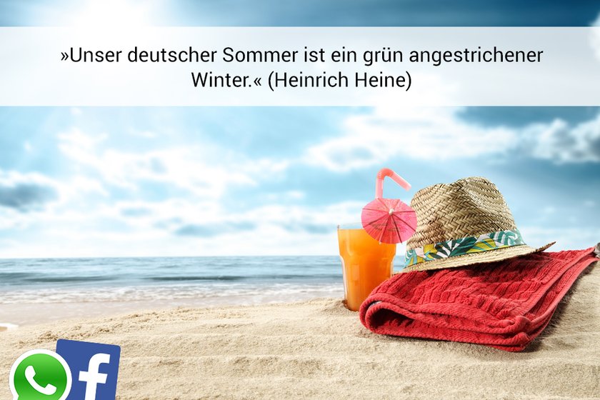 sommer-sprueche-whatsapp-facebook-sommer-gruen-angestrichener-winter