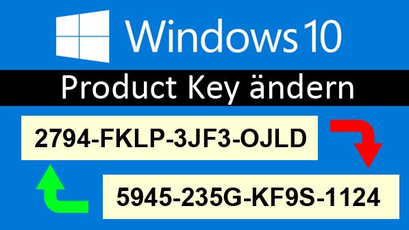 Product Key In Windows Und Ndern Anleitung