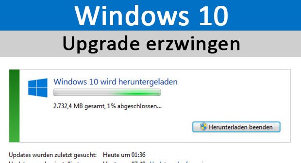 Windows 10: Upgrade Erzwingen – So Geht's