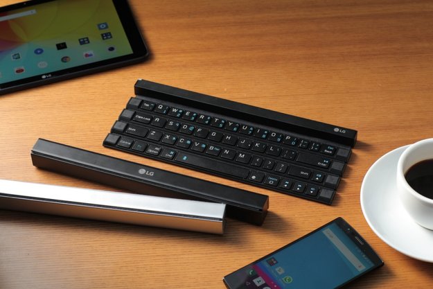 LG Rolly: Aufrollbares Bluetooth-Keyboard für Smartphones und Tablets angekündigt